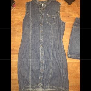 denim/ jean dress